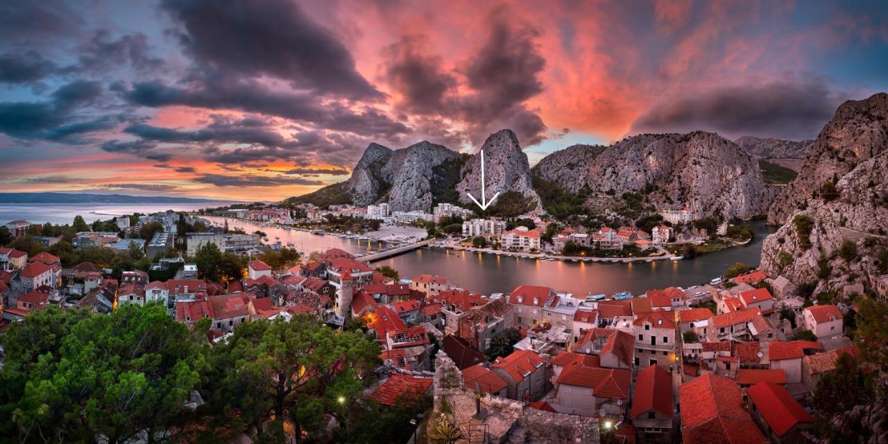 Penthouse Maremonte Apartment Omis Exterior photo